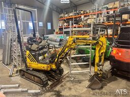 New Holland Kobelco E9SR Mini Excavator with 2 Buckets