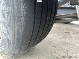 Fliegl 3 axle container trailer.