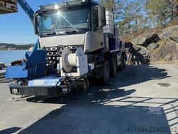 Mercedes-Benz Arocs with a Meyco Roadrunner concrete spray unit