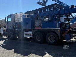 Mercedes-Benz Arocs with a Meyco Roadrunner concrete spray unit