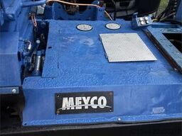 Mercedes-Benz Arocs with a Meyco Roadrunner concrete spray unit