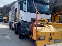 Mercedes-Benz Arocs 8x4 with a AMV 7450H concrete spraying super