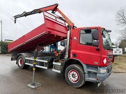 Kipper mit Kran DAF CF 75.310 4x2 TIPPER + CRANE PALFINGER PK 11.00...