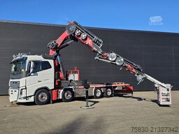 Volvo FH 16 750 8x4 / HMF 95 tm / JIB / WINCH / WORK ...
