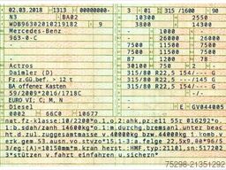 MERCEDES-BENZ Actros 2543 / Baustoff/Retarder/Lenk-Liftachse