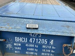 40ft Flatrack Container CSC Plattform Schwerlastcontainer Flatrack Unit