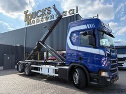 Scania R 410 + HAAKARM SYSTEEM 25ton + 6X2 + LIFT AS +...