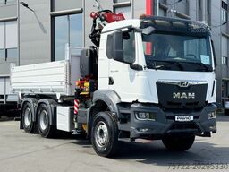 MAN TGS 26.480 6x4 Krankipper Fassi/SOFORT VERFÜGBAR