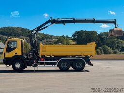 IVECO TRAKKER 360 Kipper 4,90 m HIAB 122 B-2 FUNK 6x4!