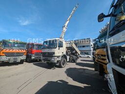 MERCEDES-BENZ Actros 1841 / 4X4 / Kipper+ 16m Kran / WENIG KM