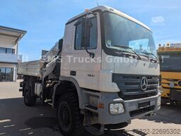 MERCEDES-BENZ Actros 1841 / 4X4 ALLRAD / Kipper+Kran /WENIG KM