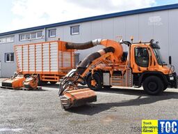 UNIMOG U400 inkl. Böschungsmäher/Anhänger
