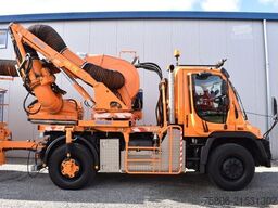 UNIMOG U400 inkl. Böschungsmäher/Anhänger