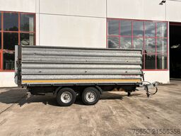 Möslein TDS 13 Schwebheim  13 t Tandemkipper- Tieflader, Aufsatzbordwände