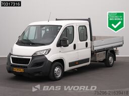 Peugeot Boxer 130pk Dubbel Cabine Open Laadbak Trekhaak...