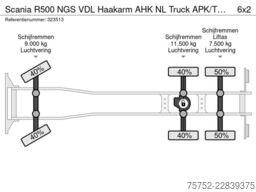 Scania R500 NGS VDL Haakarm AHK NL Truck APK/TUV 04-20...