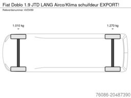 Fiat Doblo 1.9 JTD LANG Airco/Klima schuifdeur EXPORT!