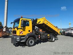 MAN 18.340 TGM 4x4 BB Hiab Funk Kran*Allrad