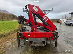 Iveco 100E21 flatbed truck with rear-mounted crane. Repa