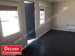 Decker Containerbau Bürocontainer 20ft, auf ABR, sofort