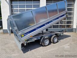 trailershop riesig Debon PW 3.6 mit Bordwandaufsatz elektro