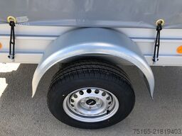 KOCH U4 mit Plane 1100 grau Kastenanhänger ungebremst