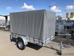 KOCH U4 mit Plane 1100 grau Kastenanhänger ungebremst