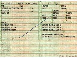 BERGER SAPL 24 / Coilmulde / 5.460 kg