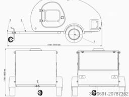 LifeStyle Camper SteelDrop Arbeitsplatte Edelsta