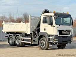 MAN TGS 26.400 * HIAB 144 B - 3 HIDUO + FUNK * 6x4