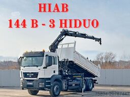 MAN TGS 26.400 * HIAB 144 B - 3 HIDUO + FUNK * 6x4