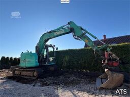 Kobelco SK75SR-3E Tracked excavator – tiltrotator and 2 bu