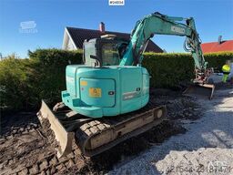 Kobelco SK75SR-3E Tracked excavator – tiltrotator and 2 bu