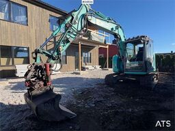 Kobelco SK75SR-3E Tracked excavator – tiltrotator and 2 bu