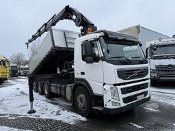 Volvo FM410 8X4 Kipper mit Kran HIAB 244-5
