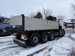Volvo FM410 8X4 Kipper mit Kran HIAB 244-5