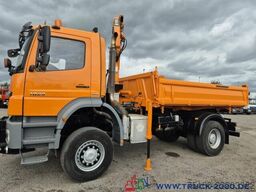 Mercedes-Benz 1829 4x4 Kran Winter Schneeschild Salzstreuer