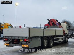 Scania P360 P 6X2 HMF 1820-K4 Crane rotator Lift+steer...