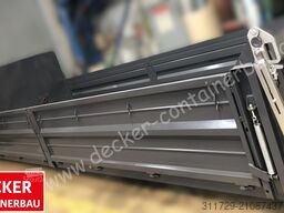 Decker Containerbau Plattform, Stahlklappwände,Pendelklappe