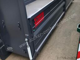 Decker Containerbau Plattform, Stahlklappwände,Pendelklappe