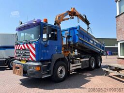MAN 33 FE 33.410 6X4 KRAAN + KIPPER EURO 2 BLADGEVEE