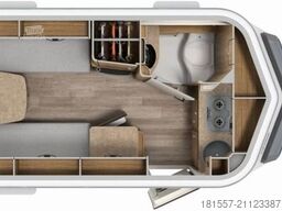 HYMER/ERIBA Eriba Touring 420 1300 kg, Boiler, Markise