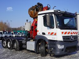 Mercedes-Benz Antos 3240 8×2 / Typhoon L170Z3 crane