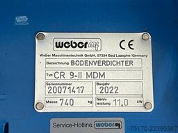 Weber CR 9 MDM Hatz-Diesel / 740kg / E-Start / DEMO