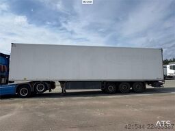 Schmitz Cargobull box semi-trailer with Carrier refrigeration unit.