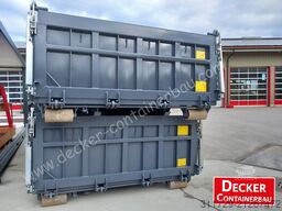 Decker Containerbau Abrollcontainer, Bayernbox, Pendelklappe