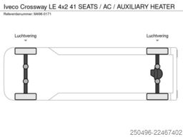 Iveco Crossway LE 4x2 41 SEATS / AC / AUXILIARY HEATER