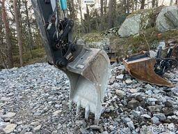 Hitachi zx85us-6 excavator w/ digging bucket, hydraulic sa