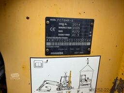 Komatsu PC78MR-6 - 8.2T - *5499h* - BLADE - A/C - CE - ...