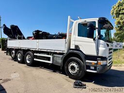 Scania P380 8X4 PRITSCHE 7m00 + KRAN HIAB 244 E-7 - 5/...